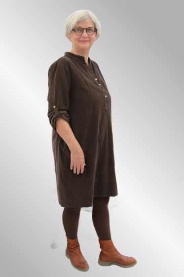 Brun fløjls tunika / kjole, Anika