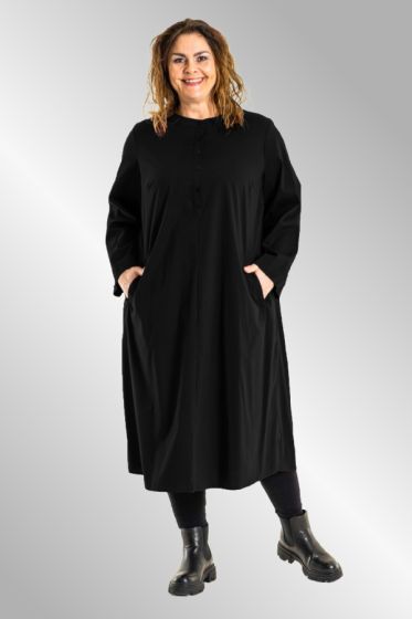 Klassisk sort kjole i bomuld, Neel, G226006