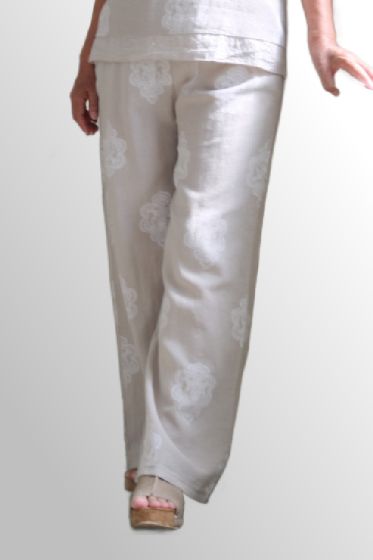 Naturfarvet buks med print, Cathrin Ornaments