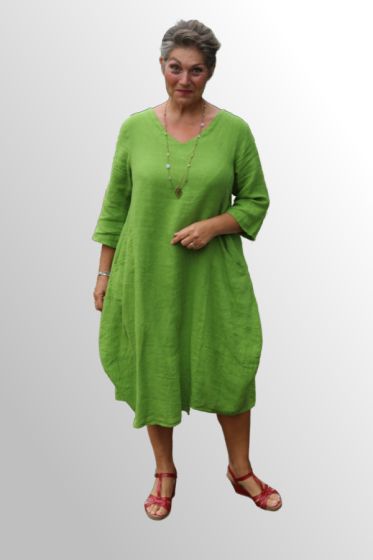 Grøn hørkjole, Ena