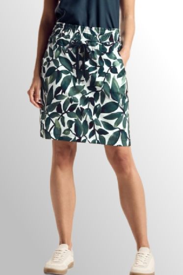 Nederdel med bladprint, 361480