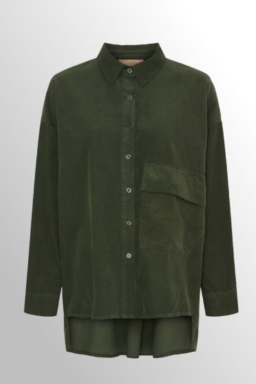 Grøn fløjls skjorte, Japan 248056