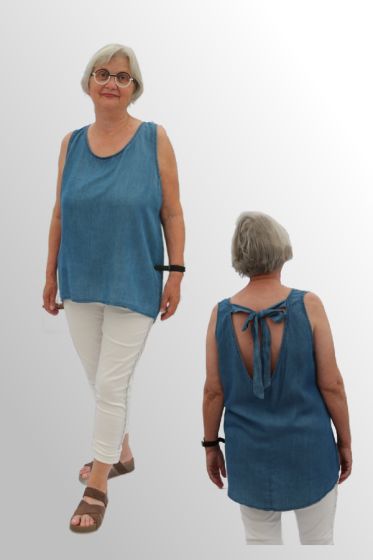 Top i denimlook, IT634