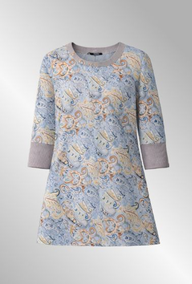 Lyseblå paisly tunika, ML1459