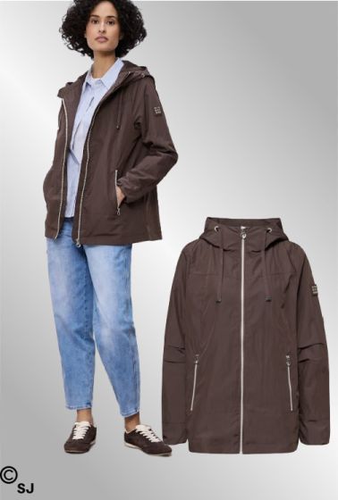 Brun Windbreaker jakke, Street One 212097