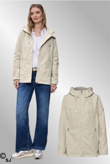  Råhvid / beige Windbreaker jakke, Street One 212097