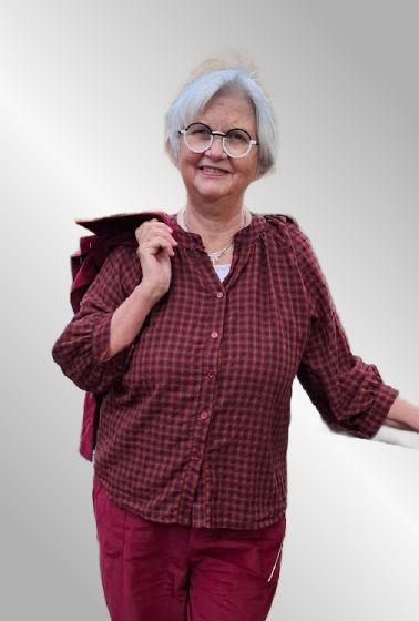 Bordeaux ternet skjorte, 2346