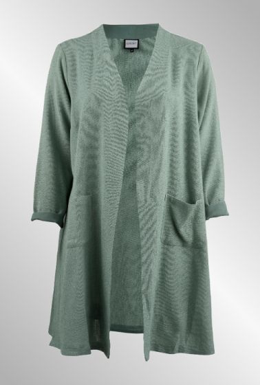 Lang grøn cardigan, G244039M