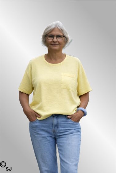 Gul bluse i Blekvalitet, 2503