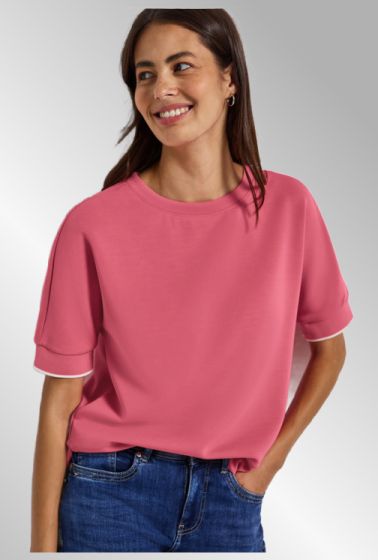 Koral silke look bluse, street One 323881