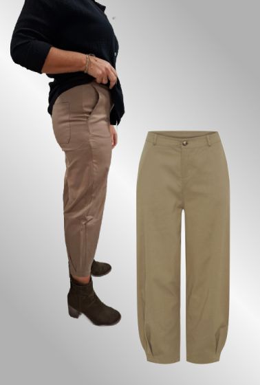 Camel twill bukser, Marta 36237