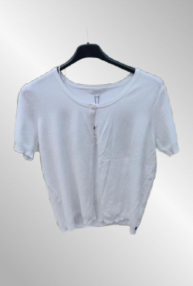 Hvid cardigan med kort ærme, Norma 5304800