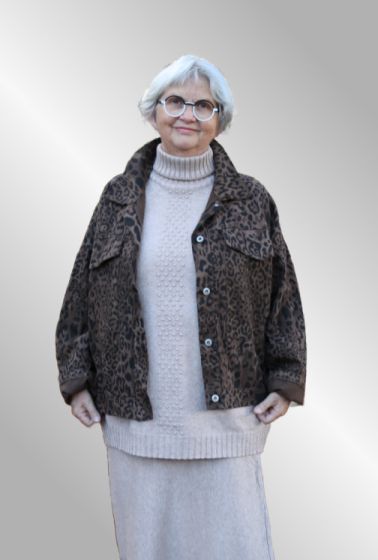 Brun Leo jakke, Alberta