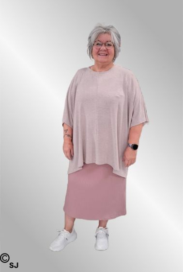 Rosa poncho bluse, Bahia