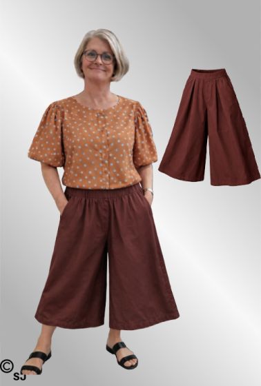 Brun bukse nederdel, Pricilla