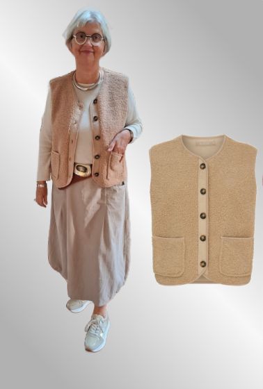 Camel vest, Marta 25172