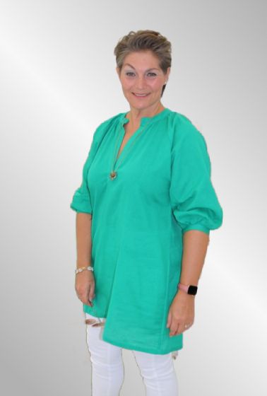 Grøn bomulds tunika, Gigi