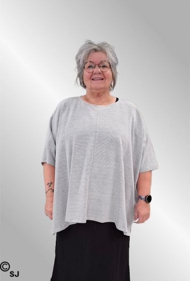 Hvid poncho bluse, Bahia