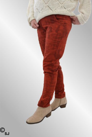 Rust printet pants, PT17