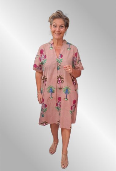 Bomuldskjole med print, Peacook