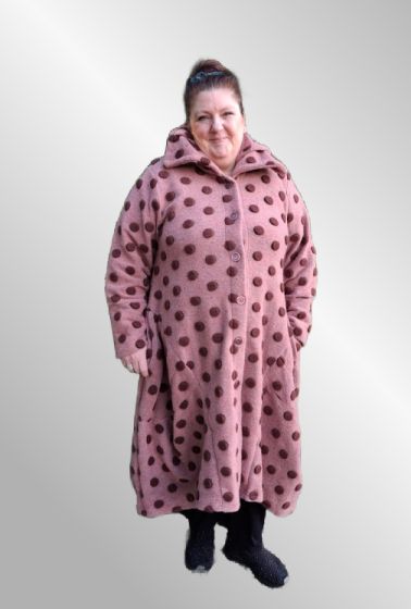 Old rose dot frakke, AKH 3023