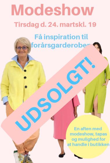 Modeshow tirsdag d. 24. marts
