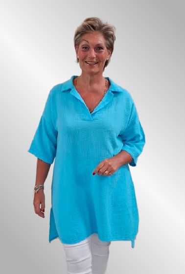 Turkis bomulds tunika, Blekvalitet, R2345-1