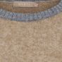 Beige strik med lomme, Marta 8031