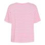 Rosa stribet viskose T-Shirt, Marta 258036