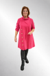 Pink fløjlskjole med ståkrave. 9F3522
