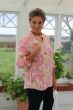 Rosa print skjorte, Lily ML7065