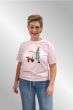 Rosa T-Shirt med hundelufter, 1152