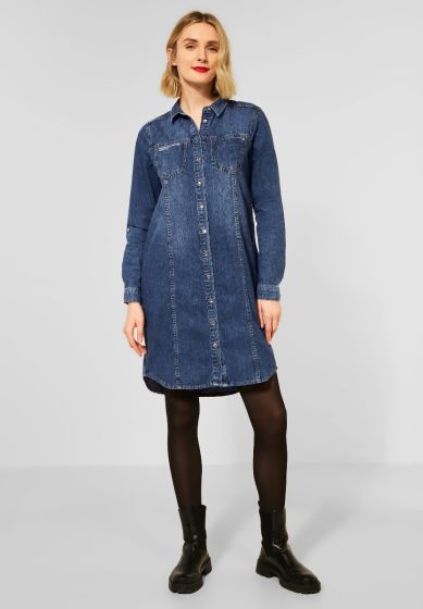 Gennemknappet cowboy kjole, Street One 143147