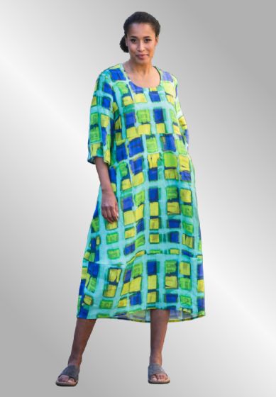 Turkis hørkjole, Aino Noriko dress