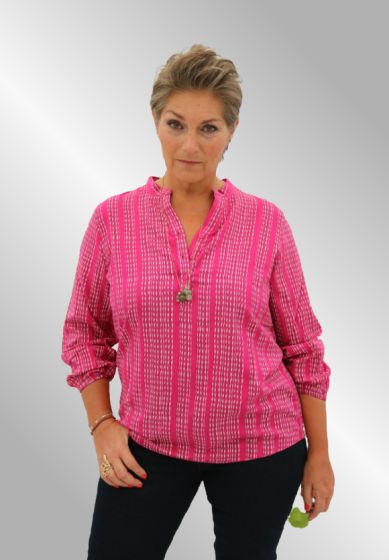 Stribet skjorte, pink, Marc Lauge, 7660