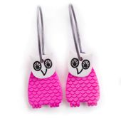 Øreringe,  Pink ugle, Lene lundberg 