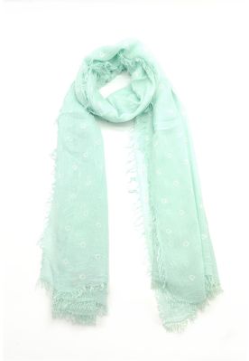 Tørklæde, mint daisy 2234