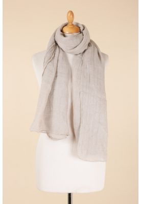 Naturfarvet hør tørklæde, Nais 1200