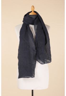 Mørk blå hør tørklæde, Nais 1200