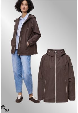 Brun Windbreaker jakke, Street One 212097