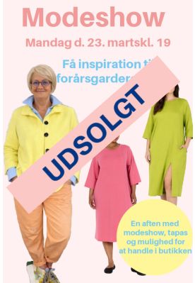 Modeshow mandag d. 23. marts