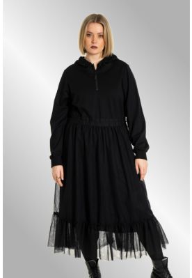 Sort sweatkjole, G255206