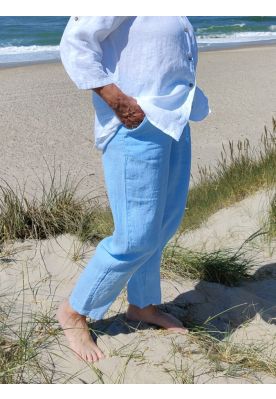 Lys blå hørbuks, Gioya Sky.