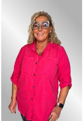 Pink fløjls skjorte, 37025-3