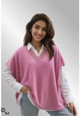 Pink strik vest, Zafa 1301