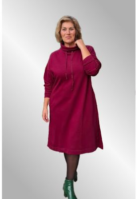 Bordeaux isoli sweet kjole i bomuld, C1022