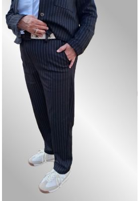 Stribet buks fra Marta 256423, sort