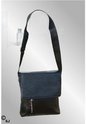 Sort skuldertaske, Alva 937B