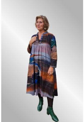 Gylden blå kjole, A41/R7