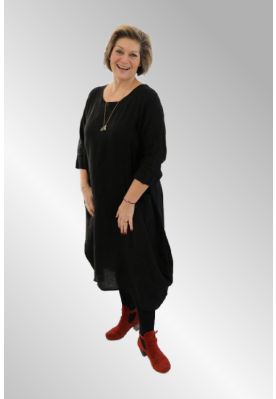 Sort hør kjole, Oline spring